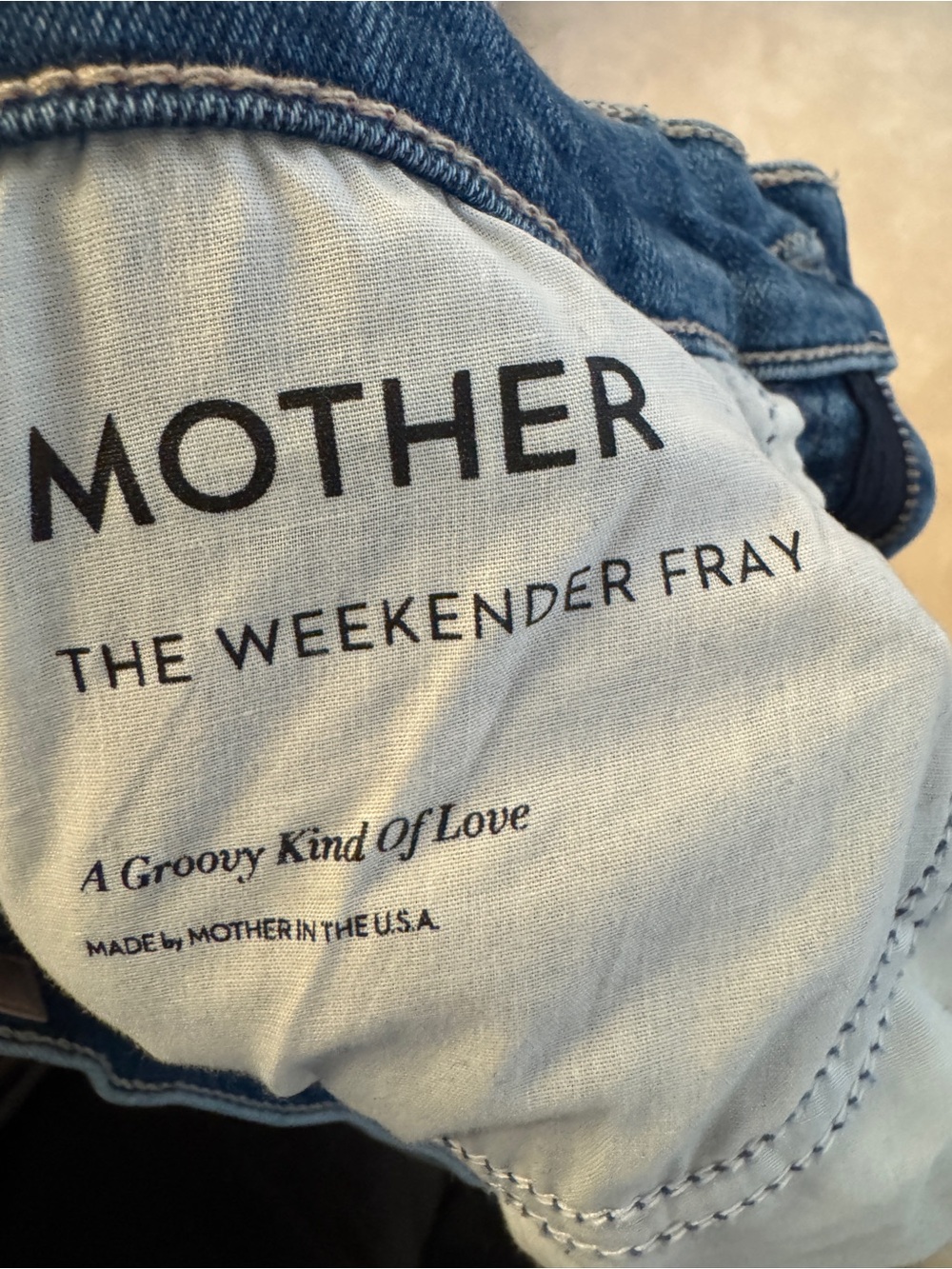 MOTHER The Weekender Fray Mid-Blue Bootcut Women’s Jeans 27 - Picture 4 of 6